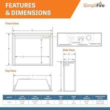 Load image into Gallery viewer, SIMPLIFIRE 32" Zero Clearance Electric Fireplace