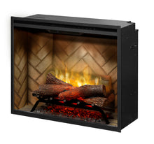 Load image into Gallery viewer, Dimplex Revillusion Series Herringbone Concrete Built-In Firebox