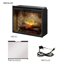 Load image into Gallery viewer, Dimplex Revillusion Series Herringbone Concrete Built-In Firebox