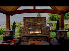Load and play video in Gallery viewer, Savannah Deluxe Outdoor Linear Gas Fireplace