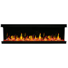 Load image into Gallery viewer, LiteDeer Homes Warmcastle 3-Sided 50" Electric Fireplace
