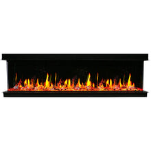 Load image into Gallery viewer, LiteDeer Homes Warmcastle 3-Sided 60" Electric Fireplace