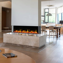 Load image into Gallery viewer, LiteDeer Homes Warmcastle 3-Sided 60" Electric Fireplace