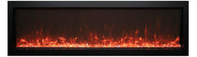 Load image into Gallery viewer, Amantii Panorama Series Built-In-XS-ExtraSlim SMART Electric Fireplace w/ Black Steel Surround
