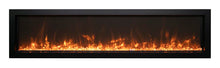 Load image into Gallery viewer, Amantii Panorama Series Built-In-XS-ExtraSlim SMART Electric Fireplace w/ Black Steel Surround