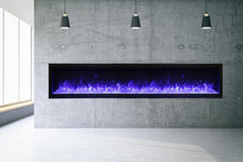 Load image into Gallery viewer, Amantii Symmetry 34" XT-ExtraTall SMART Electric Fireplace w/ Black Steel Surround