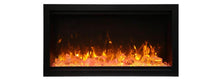 Load image into Gallery viewer, Amantii Symmetry 34" XT-ExtraTall SMART Electric Fireplace w/ Black Steel Surround