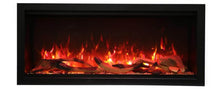 Load image into Gallery viewer, Amantii Symmetry 42" XT-ExtraTall SMART Electric Fireplace w/ Black Steel Surround