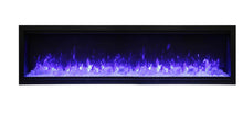 Load image into Gallery viewer, Amantii Symmetry 34" XT-ExtraTall SMART Electric Fireplace w/ Black Steel Surround
