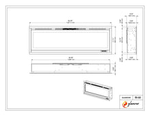 Load image into Gallery viewer, Glamour Built-In Linear Electric Fireplaces