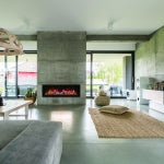 Load image into Gallery viewer, Amantii Symmetry 60" Bespoke XT Electric Fireplace featuring Thermostatic Remote, WiFi capable