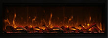 Load image into Gallery viewer, Amantii Symmetry 88" XT-ExtraTall SMART Electric Fireplace w/ Black Steel Surround