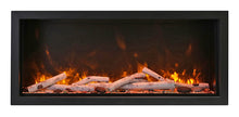 Load image into Gallery viewer, Amantii Symmetry 74" XT-ExtraTall SMART Electric Fireplace w/ Black Steel Surround