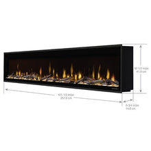 Load image into Gallery viewer, Dimplex Ignite Evolve 100&quot; Built-In Linear Electric Fireplace
