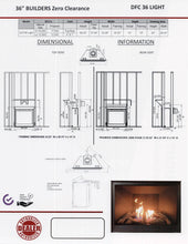 Load image into Gallery viewer, Savannah DCF36 / DCF42 Builder Gas Fireplace
