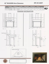 Load image into Gallery viewer, Savannah DCF36 / DCF42 Builder Gas Fireplace
