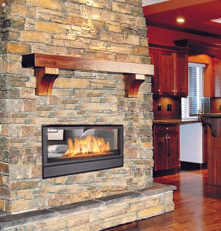 Savannah Canyon 35 See-Thru Linear NG Gas Fireplaces