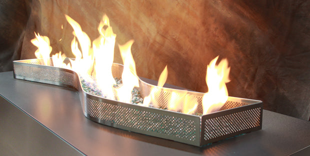 Woodbridge Serpentine Outdoor Gas Fireplace