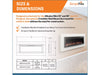 SIMPLIFIRE Allusion Slim Electric Fireplace