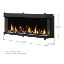 Load image into Gallery viewer, Dimplex IgniteXL Bold 74&quot; Built-In Linear Electric Fireplace
