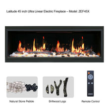 Load image into Gallery viewer, Litedeer Homes Latitude 45&quot; Built-In Electric Fireplace
