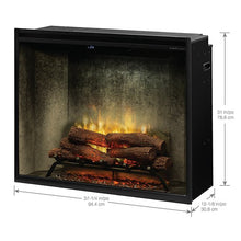 Load image into Gallery viewer, Dimplex Revillusion 36&quot; Weathered Concrete Built-In Firebox
