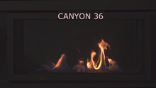 Load and play video in Gallery viewer, Savannah Canyon 35 See-Thru Linear NG Gas Fireplaces
