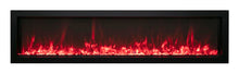 Load image into Gallery viewer, Amantii Panorama 60&quot; Built-In-XS-ExtraSlim SMART Electric Fireplace w/ Black Steel Surround
