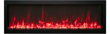 Load image into Gallery viewer, Amantii Panorama 50&quot; Built-In-XS-ExtraSlim SMART Electric Fireplace w/ Black Steel Surround
