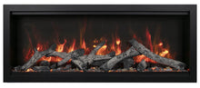 Load image into Gallery viewer, Amantii Symmetry 60&quot; Bespoke XT Electric Fireplace featuring Thermostatic Remote, WiFi capable
