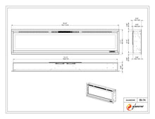 Load image into Gallery viewer, Glamour Built-In 74&quot; Electric Fireplace
