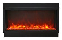 Load image into Gallery viewer, Amantii Panorama 50&quot; Built-in-Xtra Tall DEEP SMART Electric Fireplace w/ Black Steel Surround
