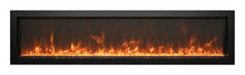 Load image into Gallery viewer, Remii XS-ExtraSlim 55&quot; Built-In Electric Fireplace w/ Black Steel Surround
