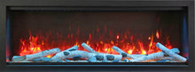 Load image into Gallery viewer, Amantii Symmetry 60&quot; XT-ExtraTall SMART Electric Fireplace w/ Black Steel Surround
