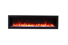 Load image into Gallery viewer, Amantii Symmetry 50&quot; Bespoke Built-In Electric Fireplace w/ Black Steel Surround
