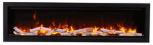 Load image into Gallery viewer, Amantii Symmetry 60&quot; Bespoke Built-In Electric Fireplace w/ Black Steel Surround
