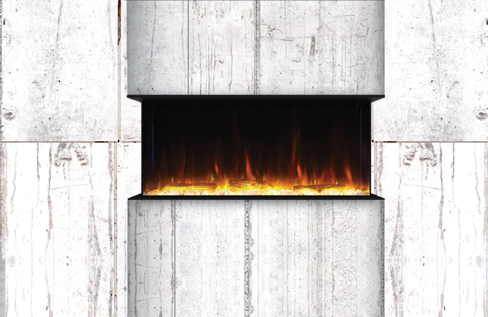 Glamour TS Series - 3 Sided Electric Fireplaces