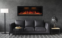 Load image into Gallery viewer, Glamour Built-In 74&quot; Electric Fireplace
